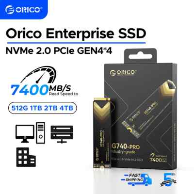 ORICO 2TB NVMe 2.0 Internal SSD Solid State Drive PCIe Gen4 M.2
