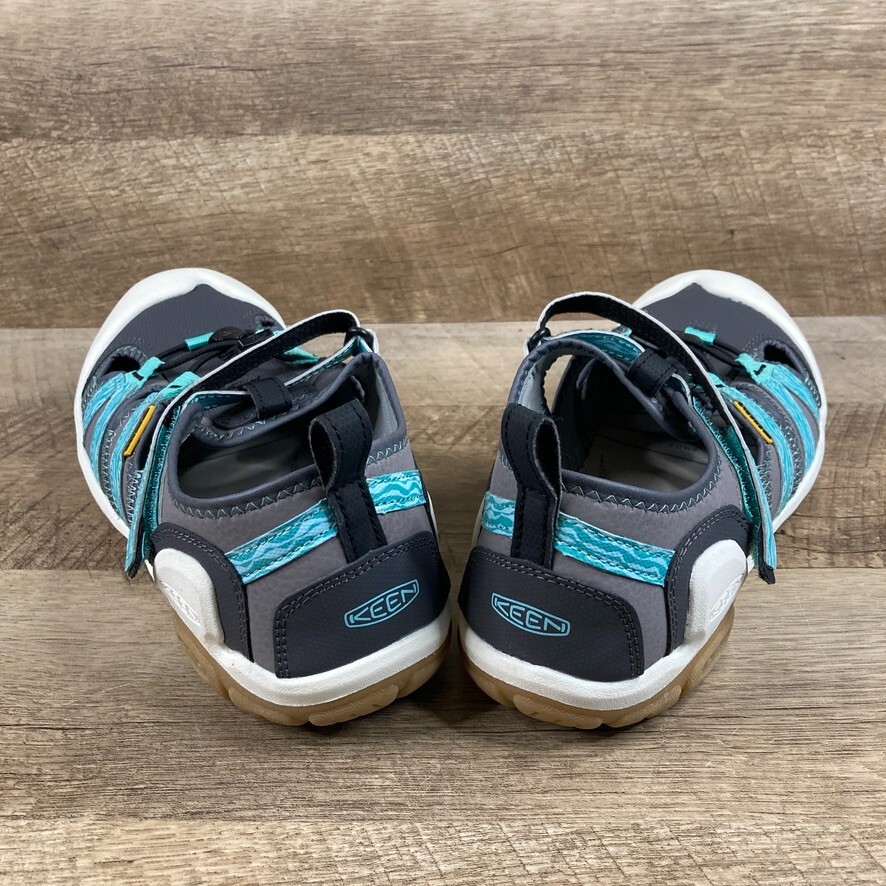 Scarpe da ginnastica KEEN Legion blu e grigio Aqua Knotch cave per ragazze taglia 7 NUOVE