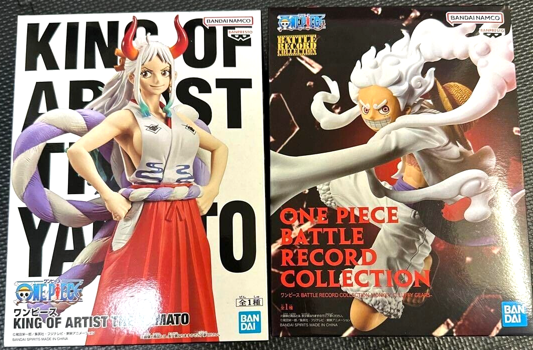 One Piece Luffy Gear 5 & Yamato Figure Battle Record Collection