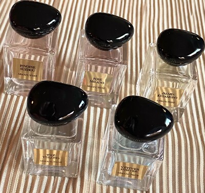 GIORGIO ARMANI choose ROSE MILANO JASMIN KUSAMONO SANTAL DAN SHA VETIVER YULONG