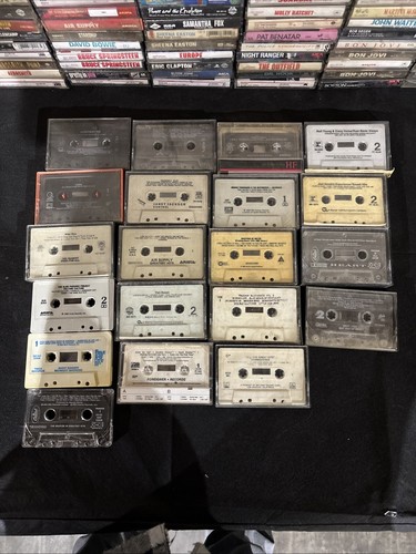 Huge 148 Vintage Cassette Tape Lot 60s-80s Rock Pop All Tested Working - Picture 12 of 20