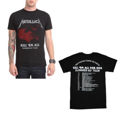 Metallica Kill'em All Mens  T-Shirt - Mens Tees Lightweight - Brand New