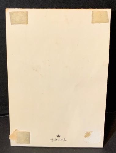 VTG Hallmark Easter Card Anthropomorphic Chick With Cracked Egg Ostrich Inside - Picture 3 of 3