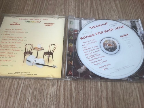 CD ALBUM SONGS FOR BABY JANE OCARINA DIEGO MODENA JEAN PHILIPPE AUDIN RARE - Foto 2 di 3