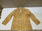 Chico's Malt Tan Refined Suede Genuine Leather Jacket NWT