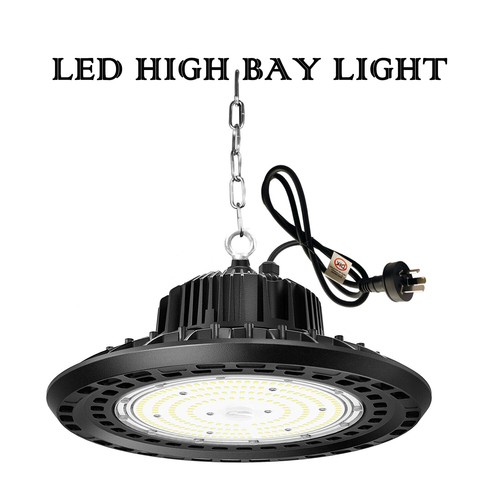High Bay LED Lights AU Plug 200W 150W 100W Industrial Warehouse Factory Gym Farm - Picture 19 of 26