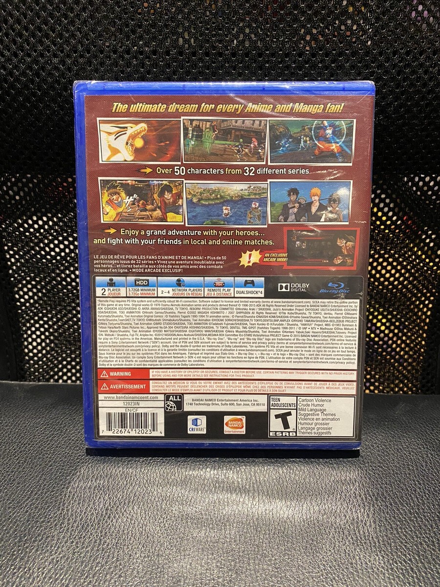 J-Stars Victory VS+ Shounen Jump PS4 Sony PlayStation 4 BRAND NEW