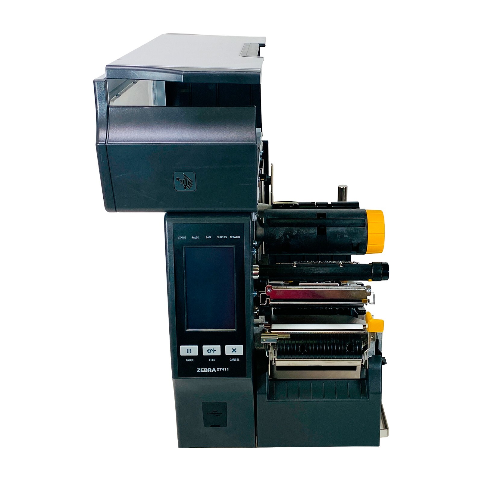 Zebra ZT411 Thermal Transfer Industrial Label Printer Peel Rewind LAN USB Serial St. John's