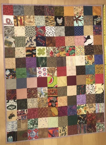 Homemade Quilt 51X39” Baby Boy Bed Quilt Or Boys Room Throw Decor Quilt - Picture 4 of 9