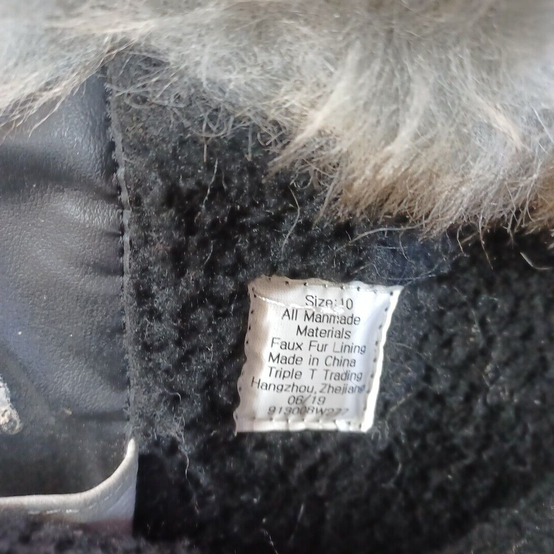 Northside Bishop Waterproof Faux Fur Tall Duck Snow Winter Boots Mint Gray 10