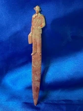 Vintage Fuller Brush Company Advertising Pink Letter Opener