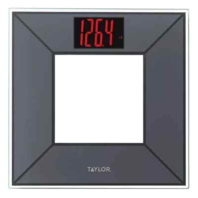 Visual Scale Taylor Card Taylor – Glass Digital Scale, Charcoal Grey, Max. 440 LB | eBay