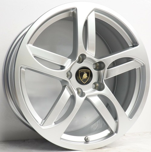 1 CERCHIO LAMBORGHINI MURCIELAGO 8,5 X 18 " ORIGINALE 410601025 CROMO - Foto 2 di 5