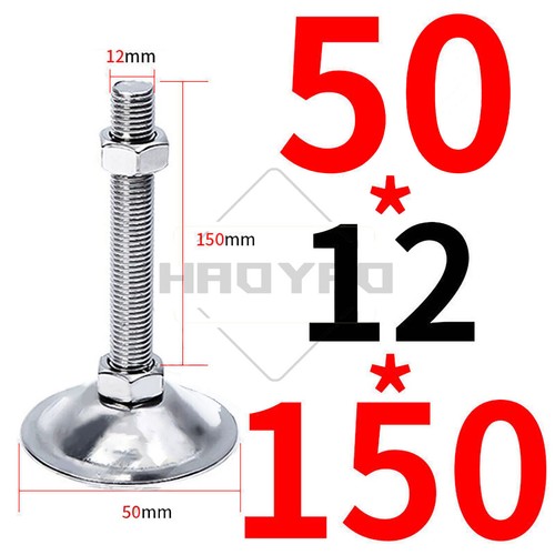 Edelstahl Maschinenfuß M10~M20 Schwer Maschinenfüße Stellfüsse Nivellierfüße - Bild 20 von 71