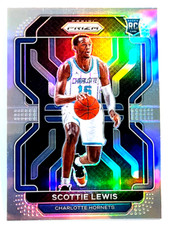 2021-22 Panini Prizm Basketball #287 Scottie Lewis RC Rookie Silver Hornets B