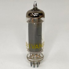 (1) Tested Sylvania 6AQ5A Tube Date Code al Sylvania 6AQ5 A Beam Power Tube