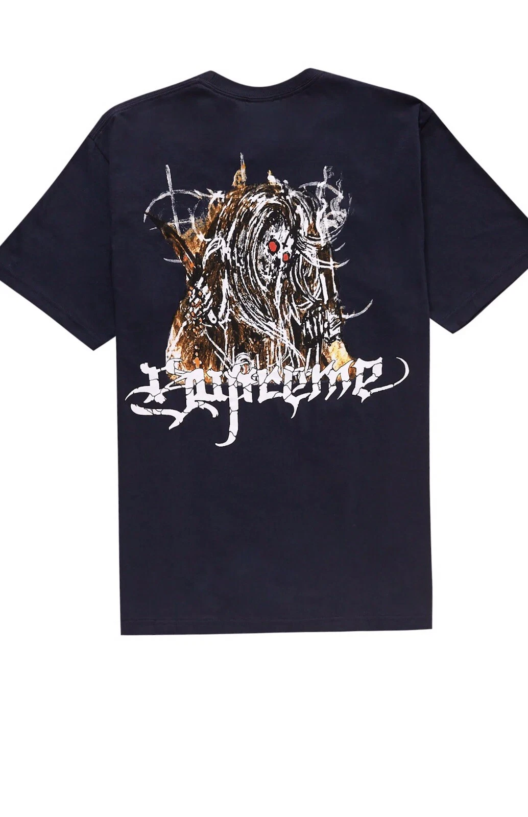 TEE SHIRT SATAN SUPRÊME BLEU MARINE TAILLE S 100% AUTHENTIQUE) NEUF SCELLÉ
