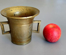 Haute Époque Ancien Mortier En Bronze Antique Mortar D'apothicaire 