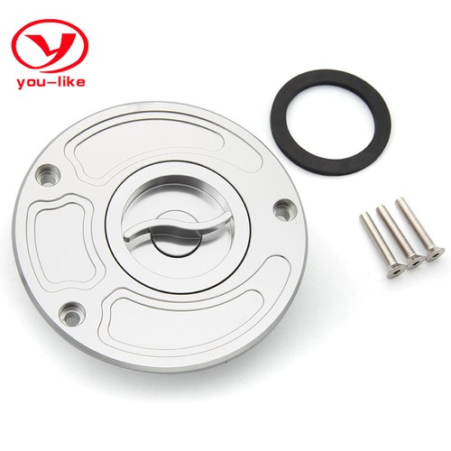 For NINJA 250R/250/EX250 1988-2007 CNC Motorcycle Keyless Fuel Gas Cap Keyless - Picture 15 of 18