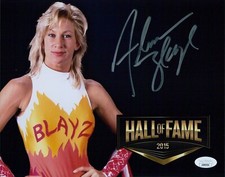 Alundra Blayze Madusa WWE WWF Wrestler Signed 8x10 Glossy Photo JSA Authentic