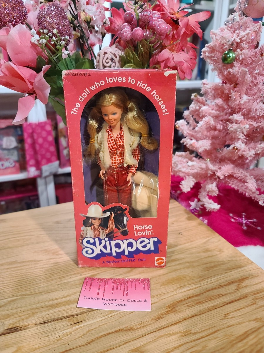 NEW! VINTAGE 1982 HORSE LOVIN SKIPPER BARBIE! | eBay