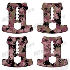 Wrap/Skin For DJI Inspire 1 Battery Wraps 4 Batteries  Digi Camo Red