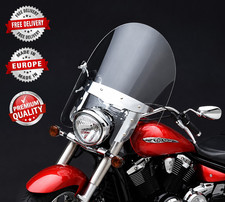 YAMAHA XVS 1300 MIDNIGHT STAR / V-STAR CHOPPER WINDSCREEN 70 CM HIGH WINDSHIELD