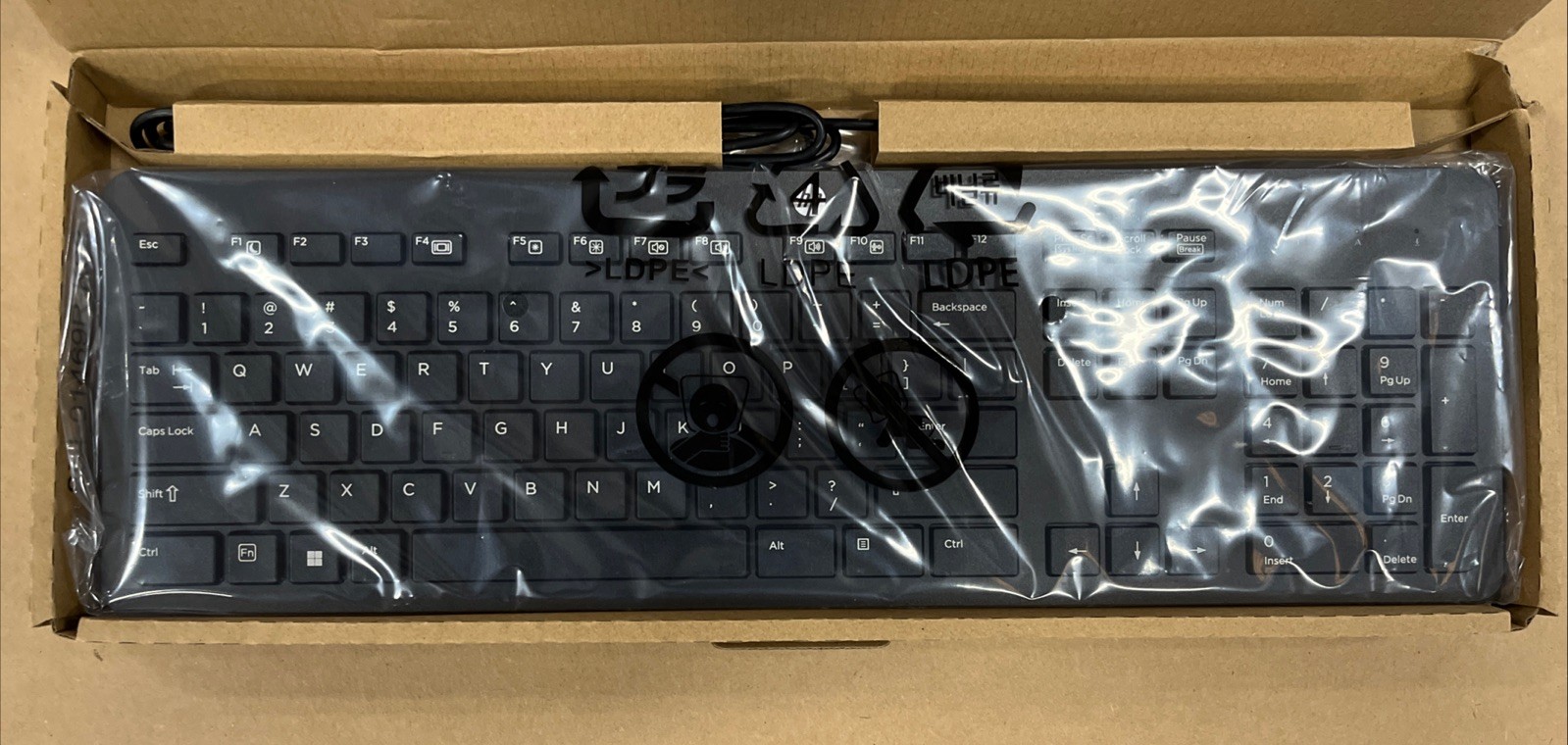 NEW HP Keyboard Business Black Slim Style USB Windows Enhanced P/N 803181-001