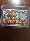 1913–1938 Buffalo Nickel in Patriotic Display Holder • US Type Coin • Collector