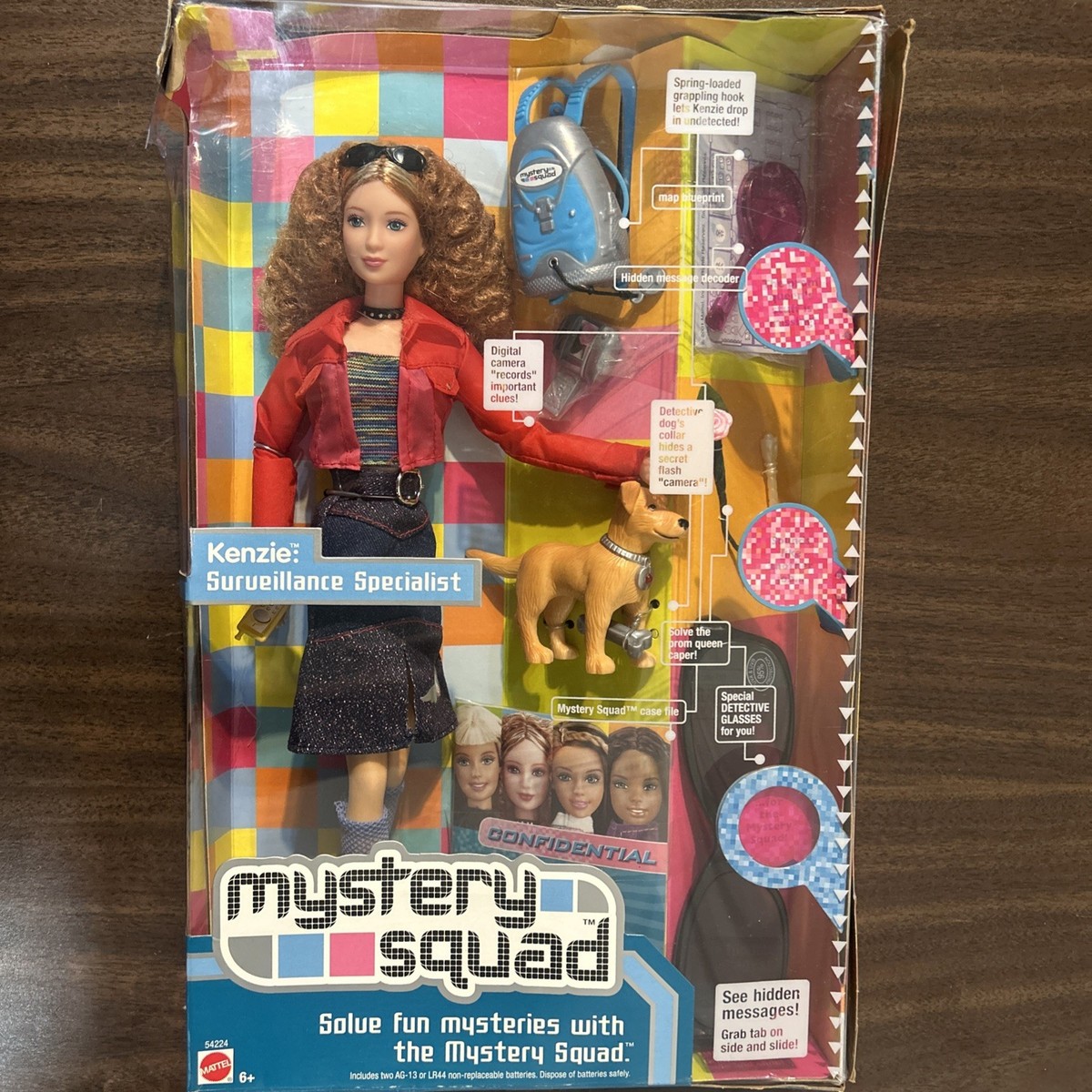 Mystery Squad Kenzie Surveillance Specialist 2002 Barbie Doll