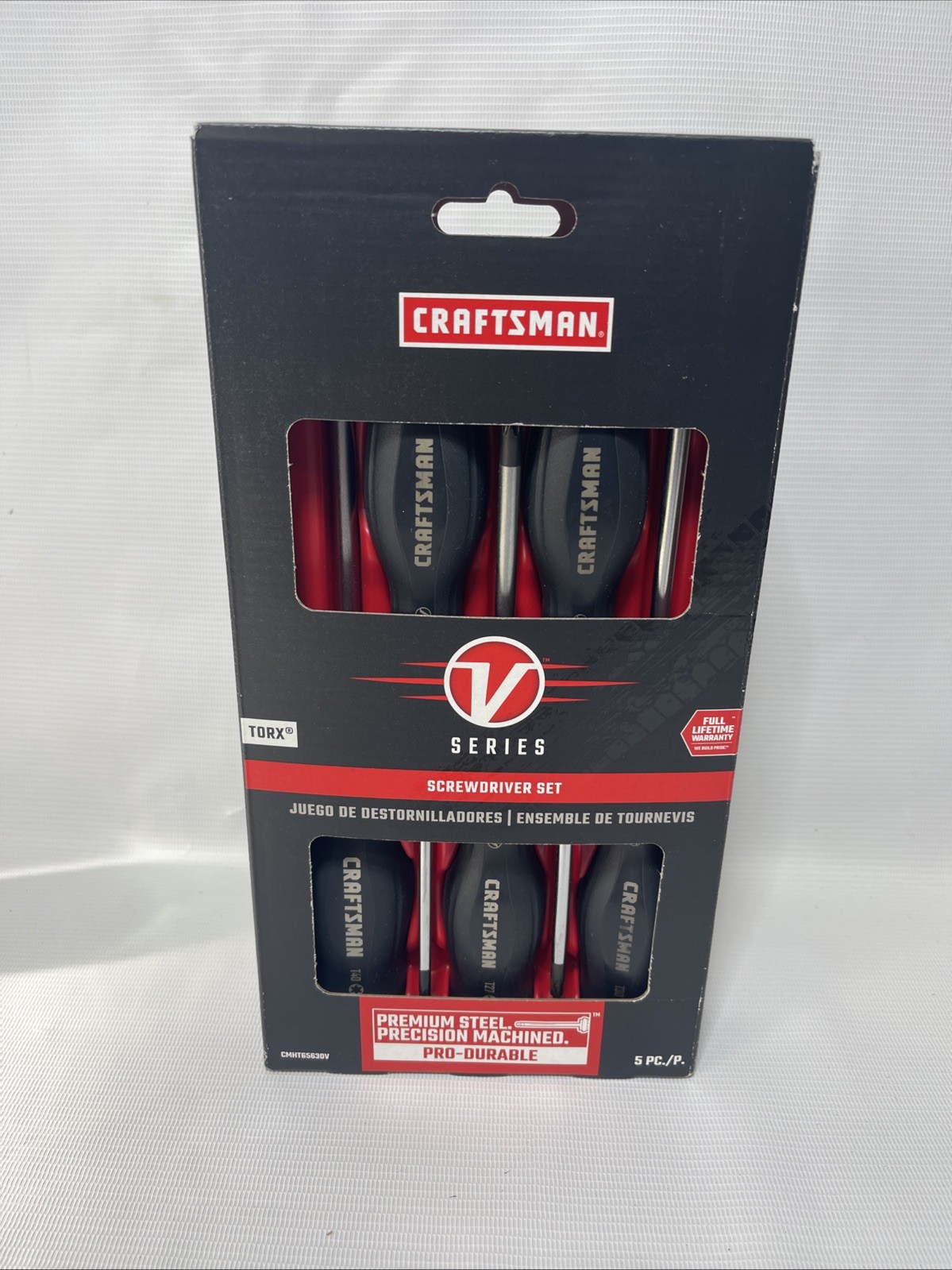 CRAFTSMAN V-SERIES Torx Screwdriver, 5 Piece (CMHT65630V) Brand New