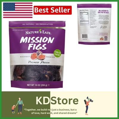 Mission Figs, 10 Oz - California Grown, Fresh Whole Figs for Healthy Snacking