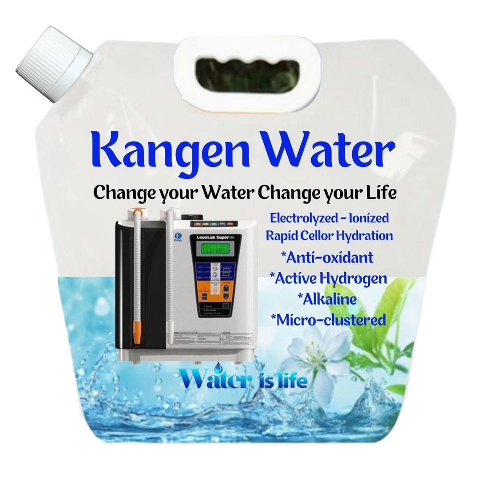 Enagic Kangen Water Bag 1 gallon 5pcs  EKS Kangen water BPA Free Bag - Image 4 of 4