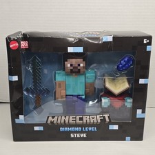 Minecraft Diamond Level Steve Mattel Action Figure New
