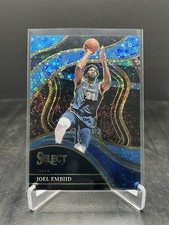 2023-24 Panini Select Joel Embiid Courtside Light Blue Disco 42/99 #204