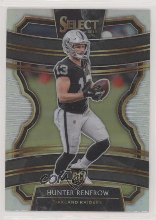 2019 Panini Select Concourse Silver Prizm Hunter Renfrow #33 Rookie RC 2y5
