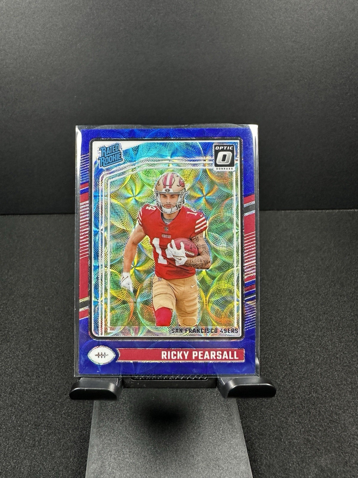 2024 Donruss Optic Ricky Pearsall #284 Blue Scope Rated Rookie 49ers