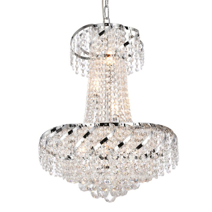 Elegant Lighting VECA1D18/RC Belenus 6 Light 18