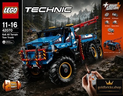 LEGO Technic 42070 6x6 All Terrain Tow Truck NEU OVP versiegelt RC - RAR 2 in 1