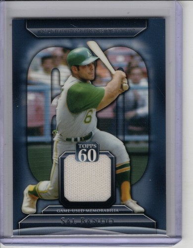 2011 TOPPS 60 SERIES 1 SAL BANDO GAME-USED JERSEY RELIC #T60RSB