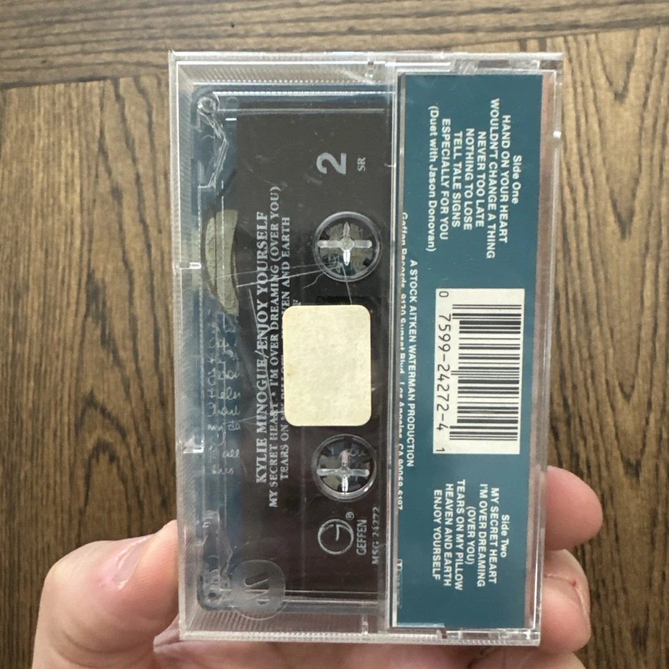 Enjoy Yourself by Kylie Minogue (Cassette, 1989) NEW SEALED Crack In Case - Image 2 of 4