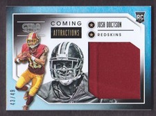 2016 Panini Gala Football Card Coming Attraction JERSEY #CAJD Josh Doctson 43/49