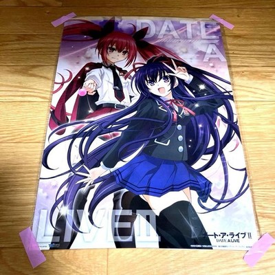 Date Alive II Cel-style clear poster