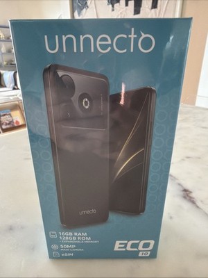 Unnecto Eco 10 | Dual SIM Unlocked Smartphone | Android 16 | Charcoal