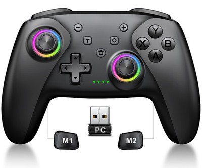 PC Controller, Wireless Bluetooth Controller, 1000mAh Battery, with Hall Effect