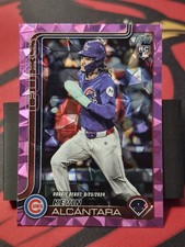2025 Topps Update Series - Kevin Alcantara #US128 Pink Diamante Foil (RC)