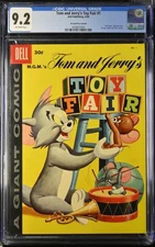 Tom and Jerry's Toy Fair 1 CGC 9.2 NM- 30 Cent Variant Dell Comics June 1958