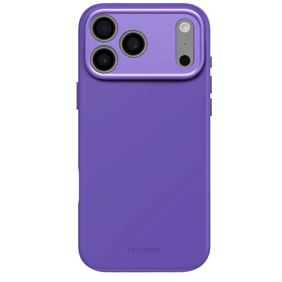 Coque silicone iPhone 17 Pro Max violette hygiénique et antimicrobienne