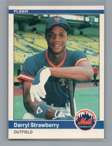 Darryl Strawberry #599 1984 Fleer card