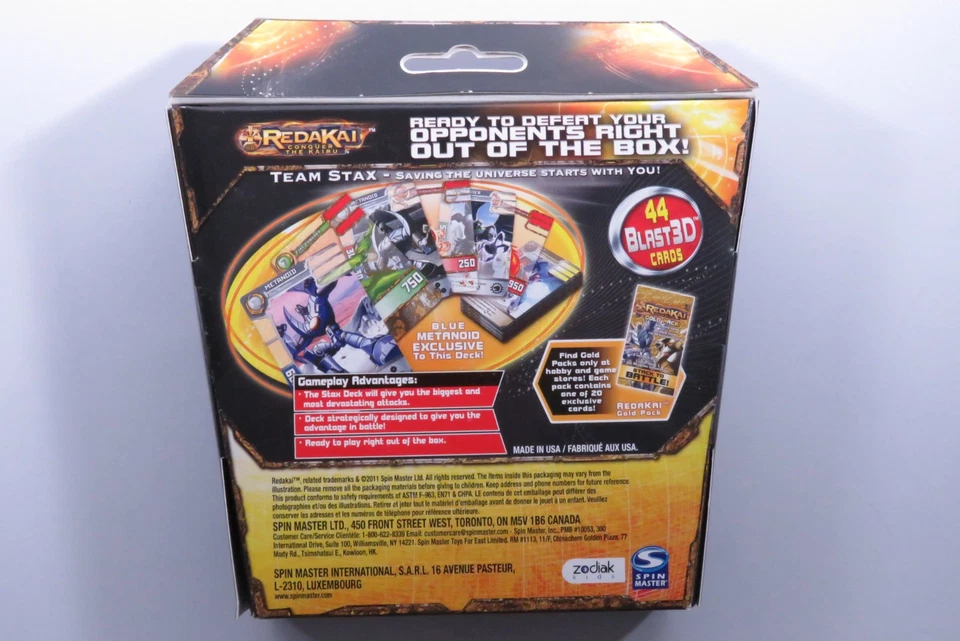 REDAKAI Conquer the Kairu STAX DECK TCG Exclusive Metanoid & Gold Pack Card - Image 2 of 2